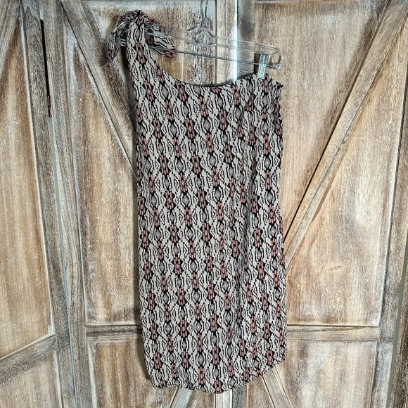 Free People Gaia One Shoulder Mini Dress - Picture 4 of 7